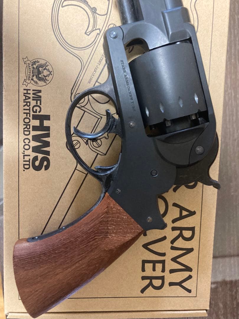 スタールアーミーリボルバー　予備パーツ付き　未発火　モデルガン　ハートフォード