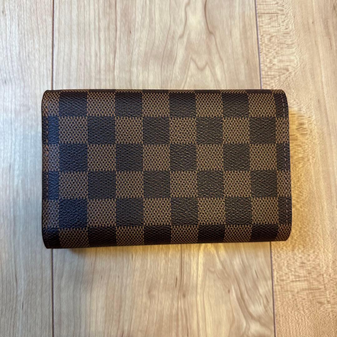 【超美品】LOUIS VUITTONルイヴィトン アレクサンドラ ダミエ　財布
