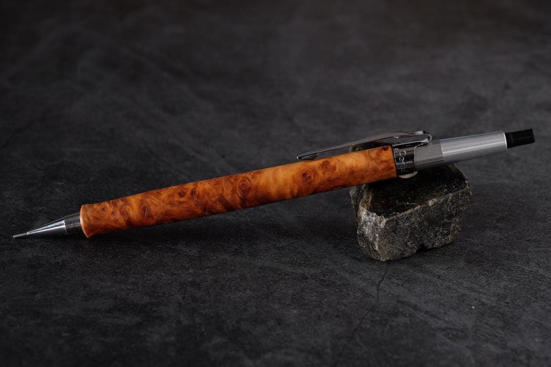 高村杢工房PG5木軸カスタムシャープペンシル0078 花梨瘤