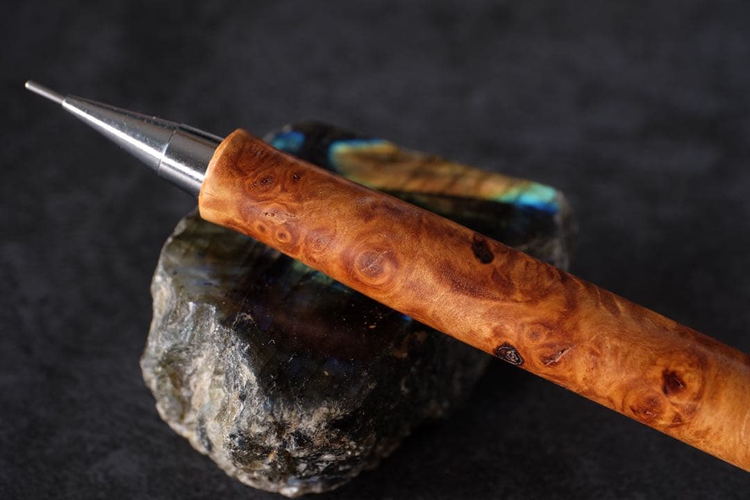 高村杢工房PG5木軸カスタムシャープペンシル0078 花梨瘤