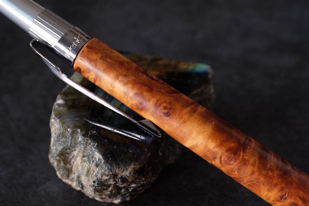 高村杢工房PG5木軸カスタムシャープペンシル0078 花梨瘤