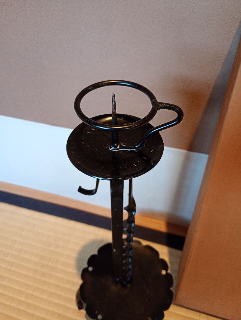 【茶道具】膳燭 夜咄道具 燭台 灯具　その他981