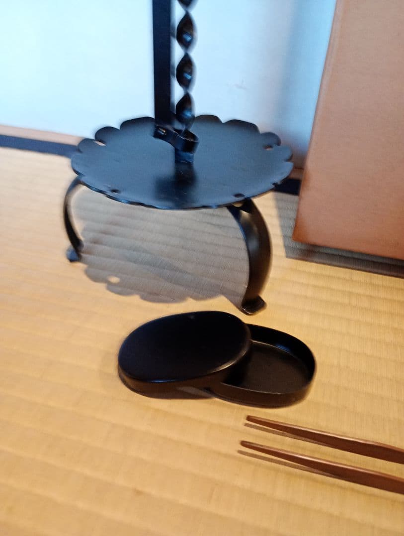 【茶道具】膳燭 夜咄道具 燭台 灯具　その他981