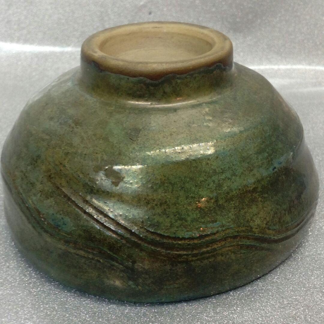 稀少レア蔵出時代茶道具１２．５センチ珍品抹茶茶碗年代在銘不詳当時物陶磁器