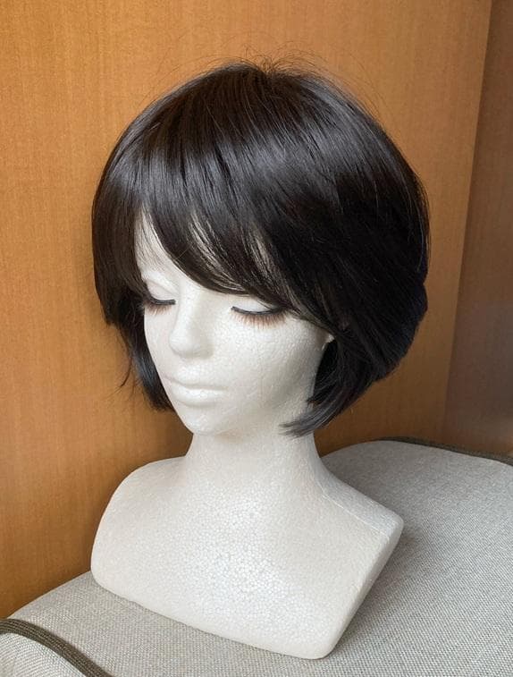 ちゃっぴー　 私元気ウィッグ「大人レイヤーショート」ナチュラルブラック　M