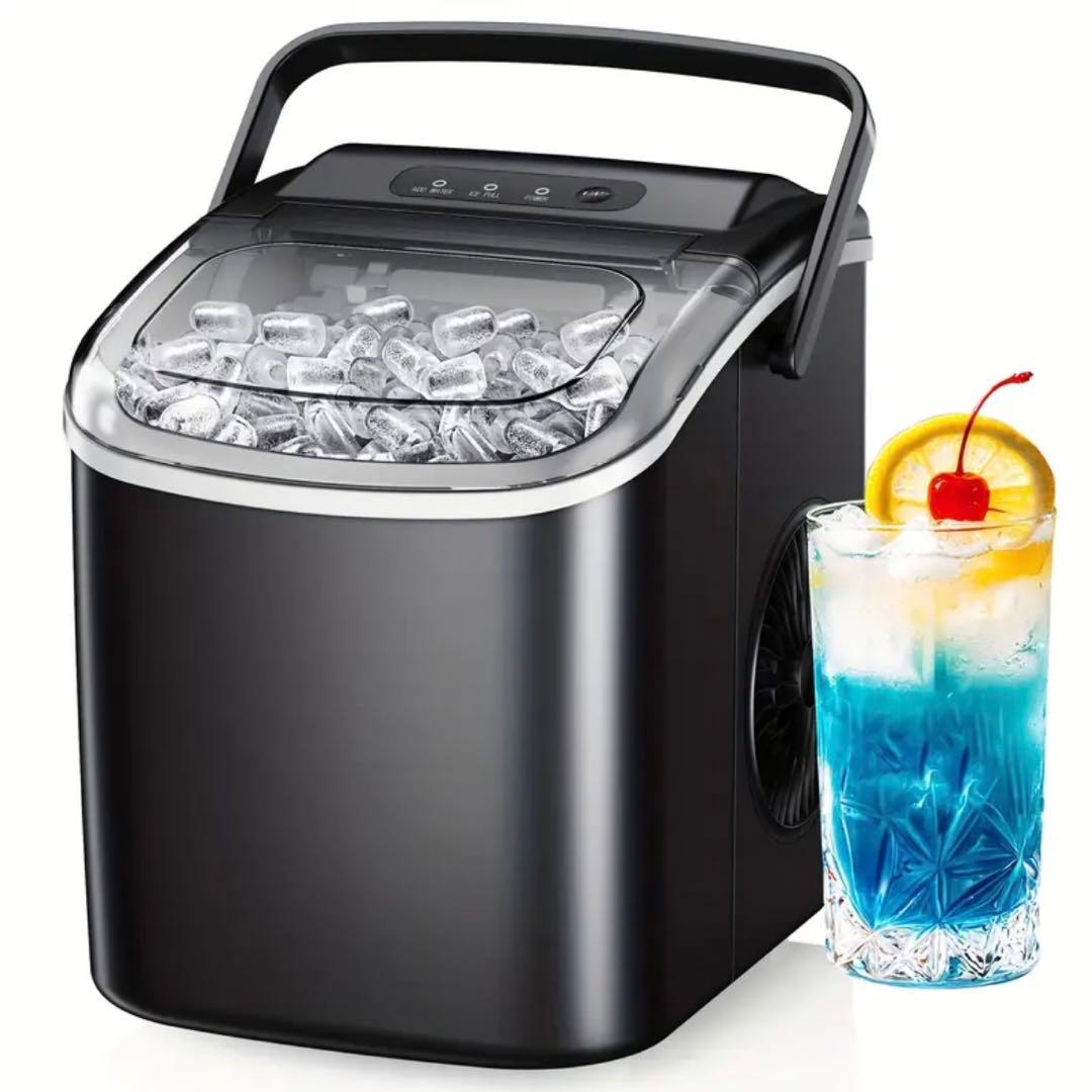 コンパクト製氷機【高速製氷自動洗浄機能 】 大容量