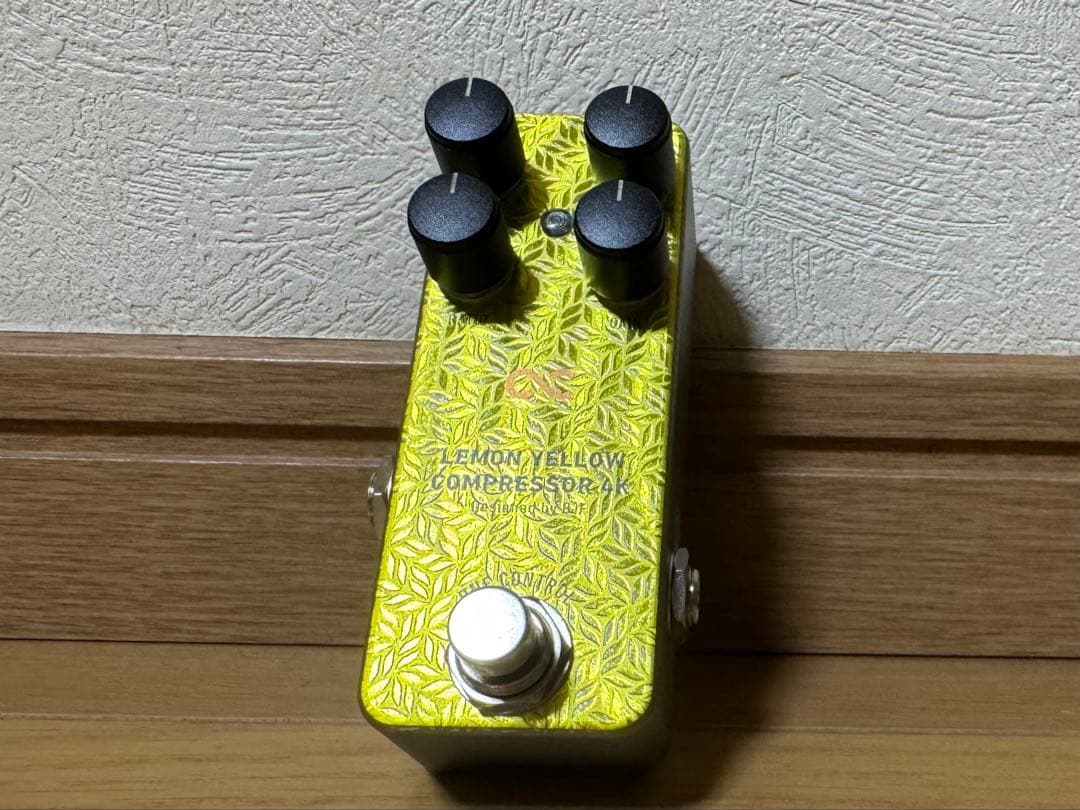 ギター One Control Lemon Yellow Compressor 4K