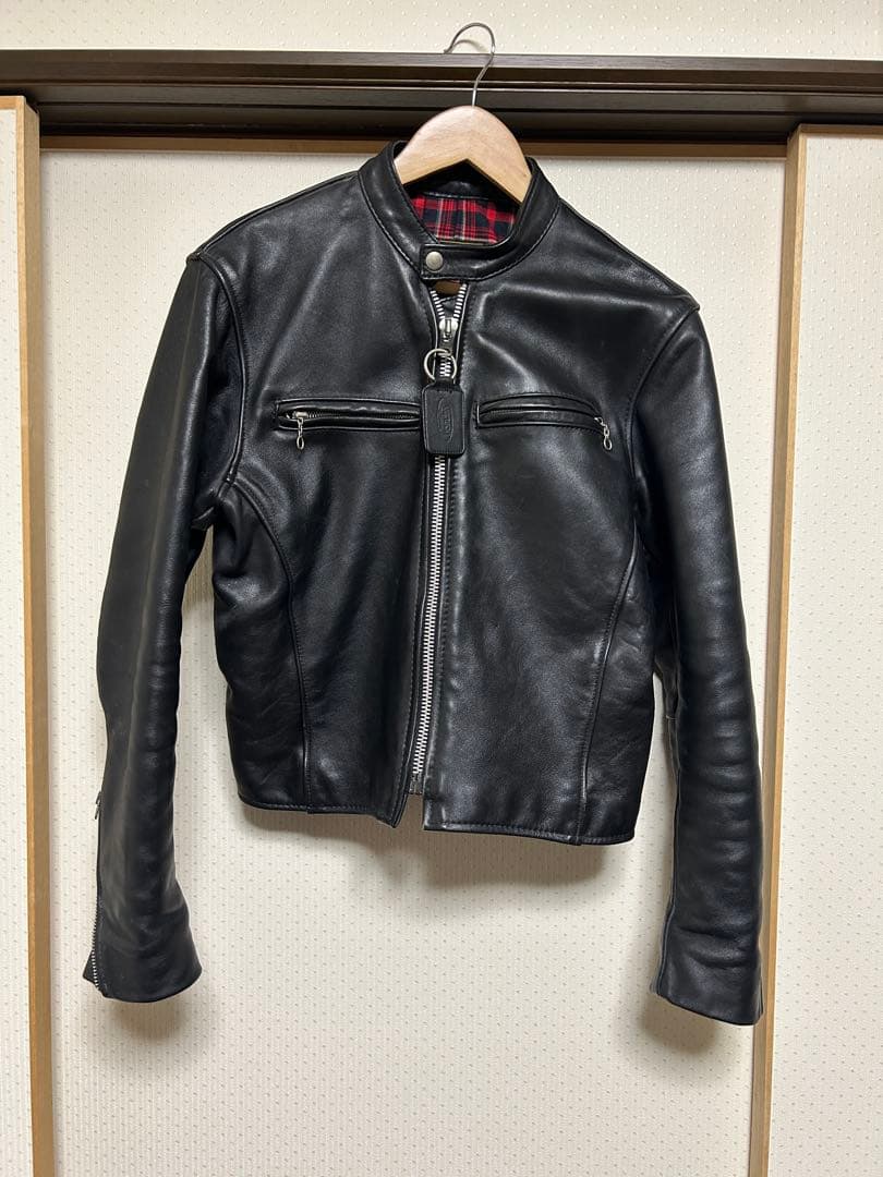 Vanson Leathers シングルライダースジャケット サイズ38