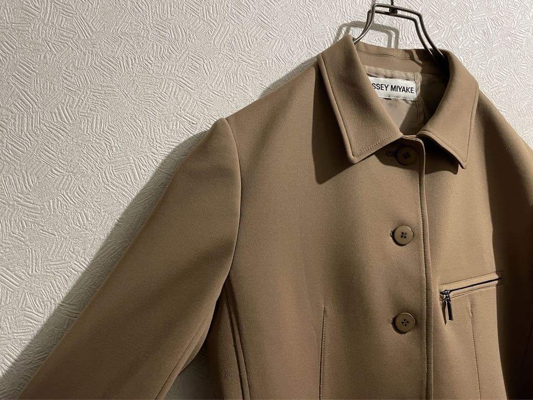 ISSEY MIYAKE ジャージー チェスター コート / イッセイミヤケ