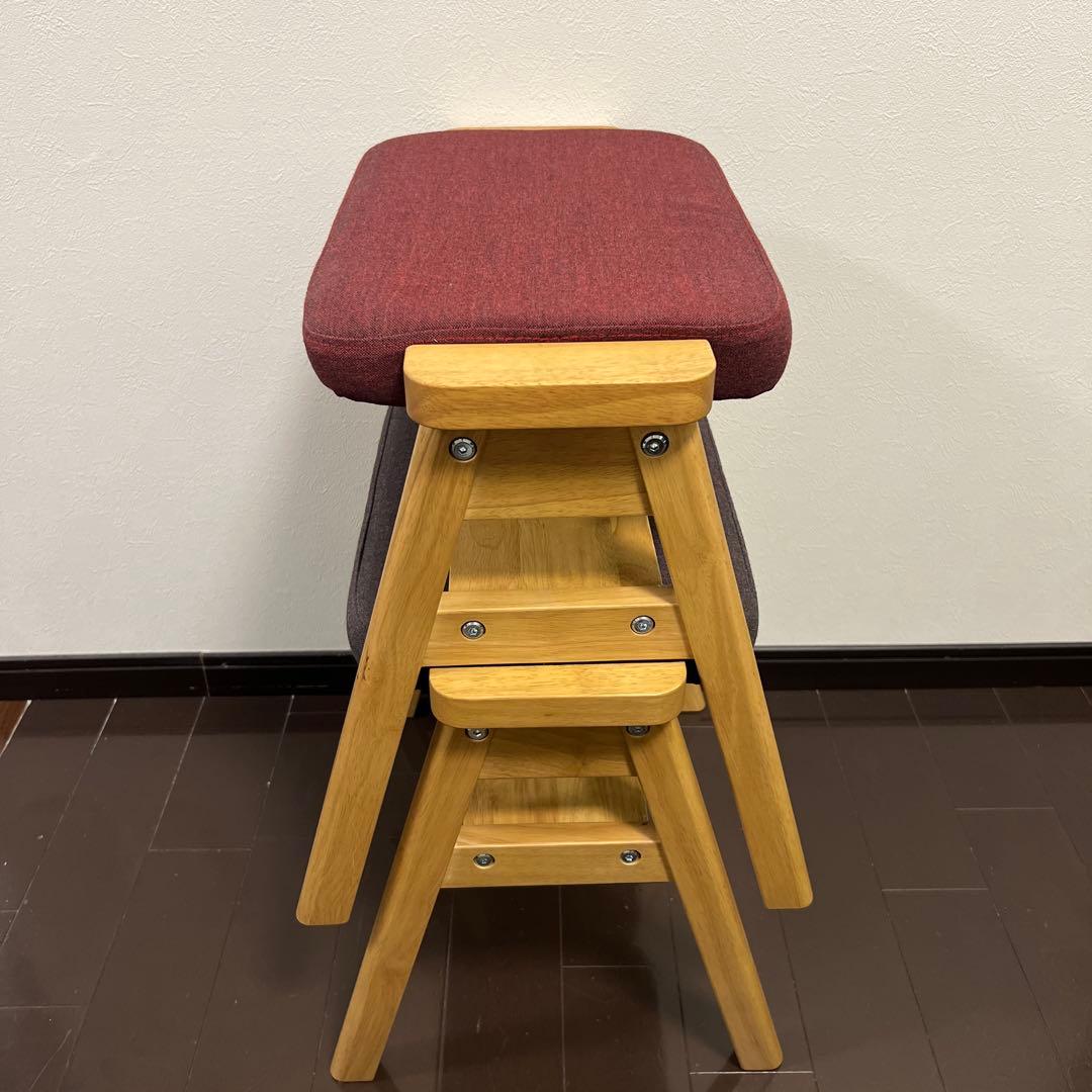 残反をつかったスタッキングスツール Rimix2 2個セット　無印良品