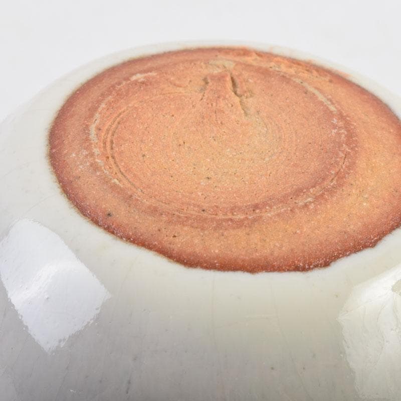 よりまき　茶道具　板谷波山作　素釉　茶入　仕覆付　共箱　D　9192