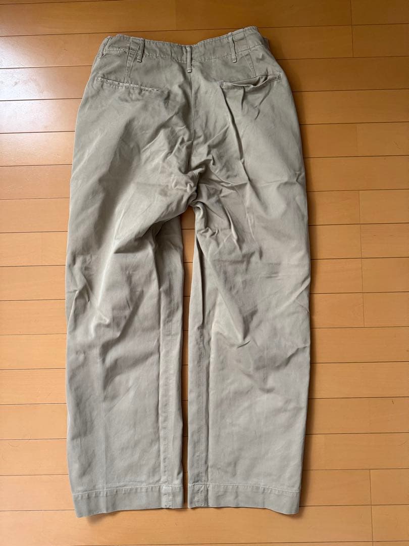 美品　実物　50s usarmy チノ　45カーキ
