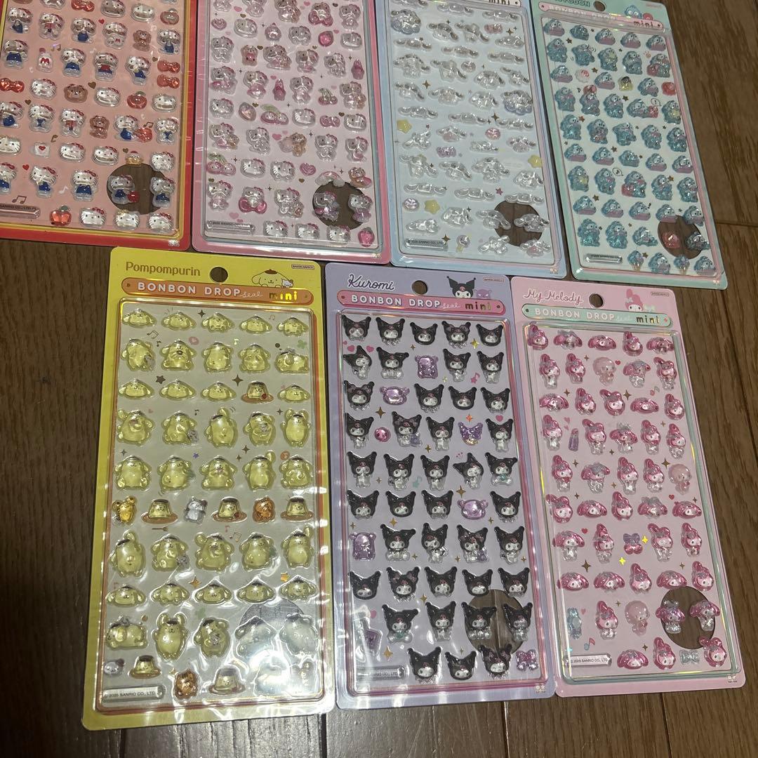 サンリオミニ7種シール　正規品　サンスター文具株式会社