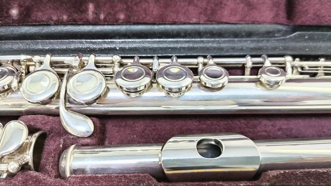 YAMAHA ヤマハフルート 311 Eメカ付き　頭部管銀製