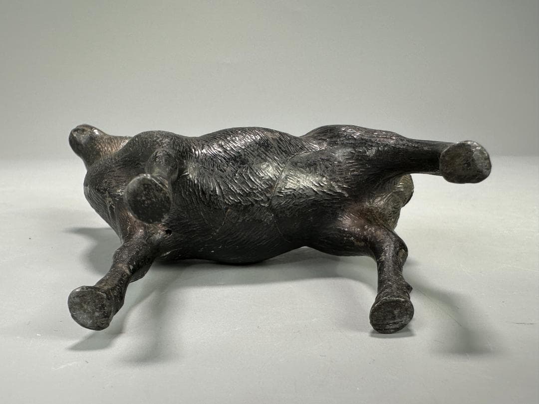 置物　鹿像　銅製　縁起物