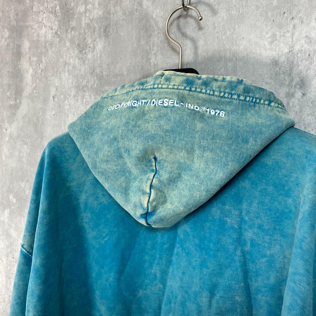 DIESEL フェード加工 プルオーバーパーカー S