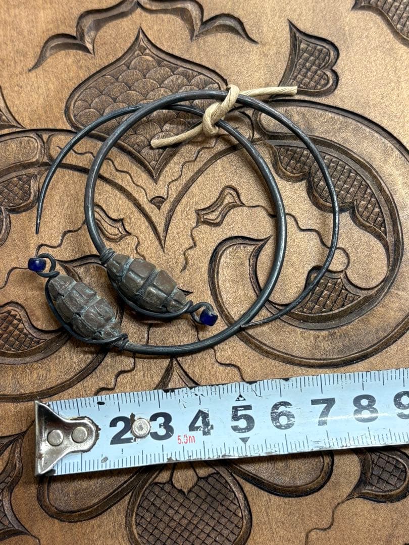 アイヌ　ニンカリ　洋白銀　明治　白老　ポロトコタン　宮本イカシマトク　森竹竹市