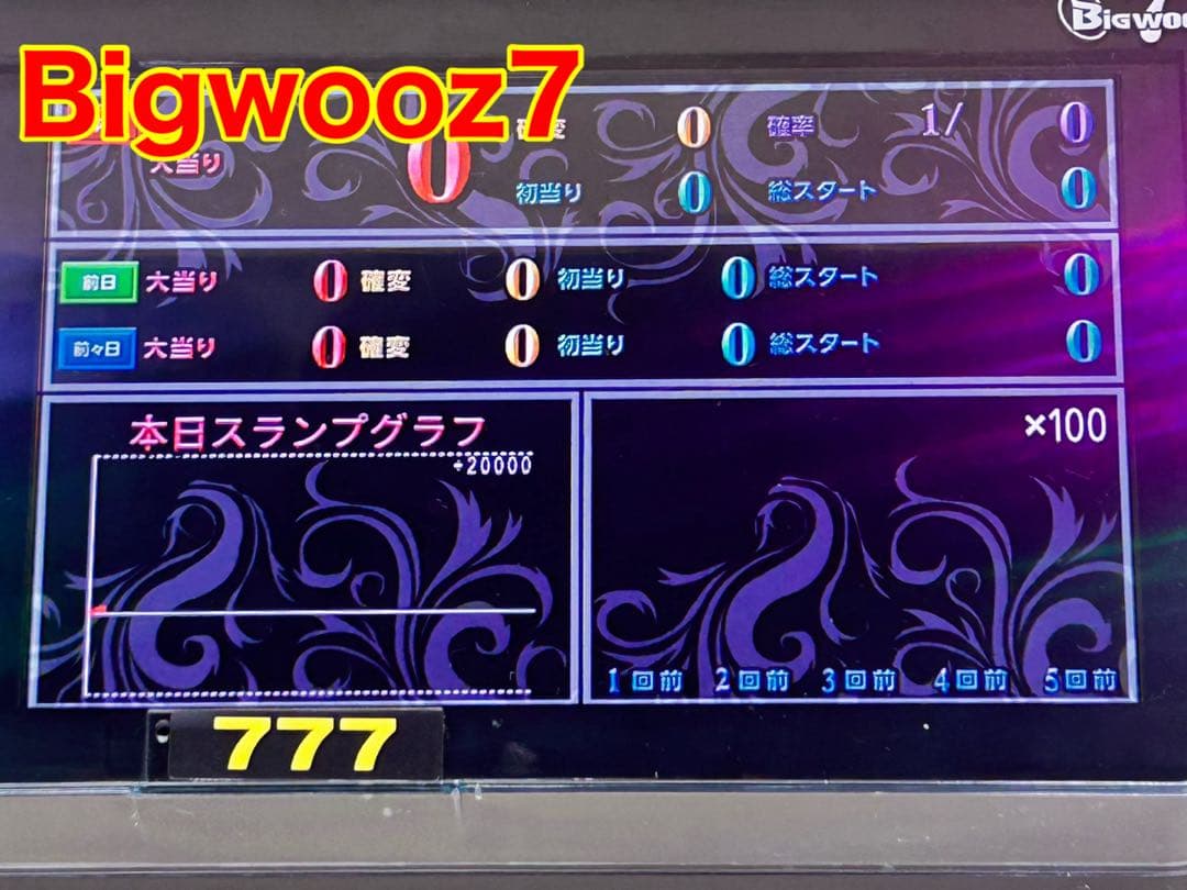 家庭用加工済•データカウンター・ビッグウォーズ7パチンコ用・シンプル解説書付き