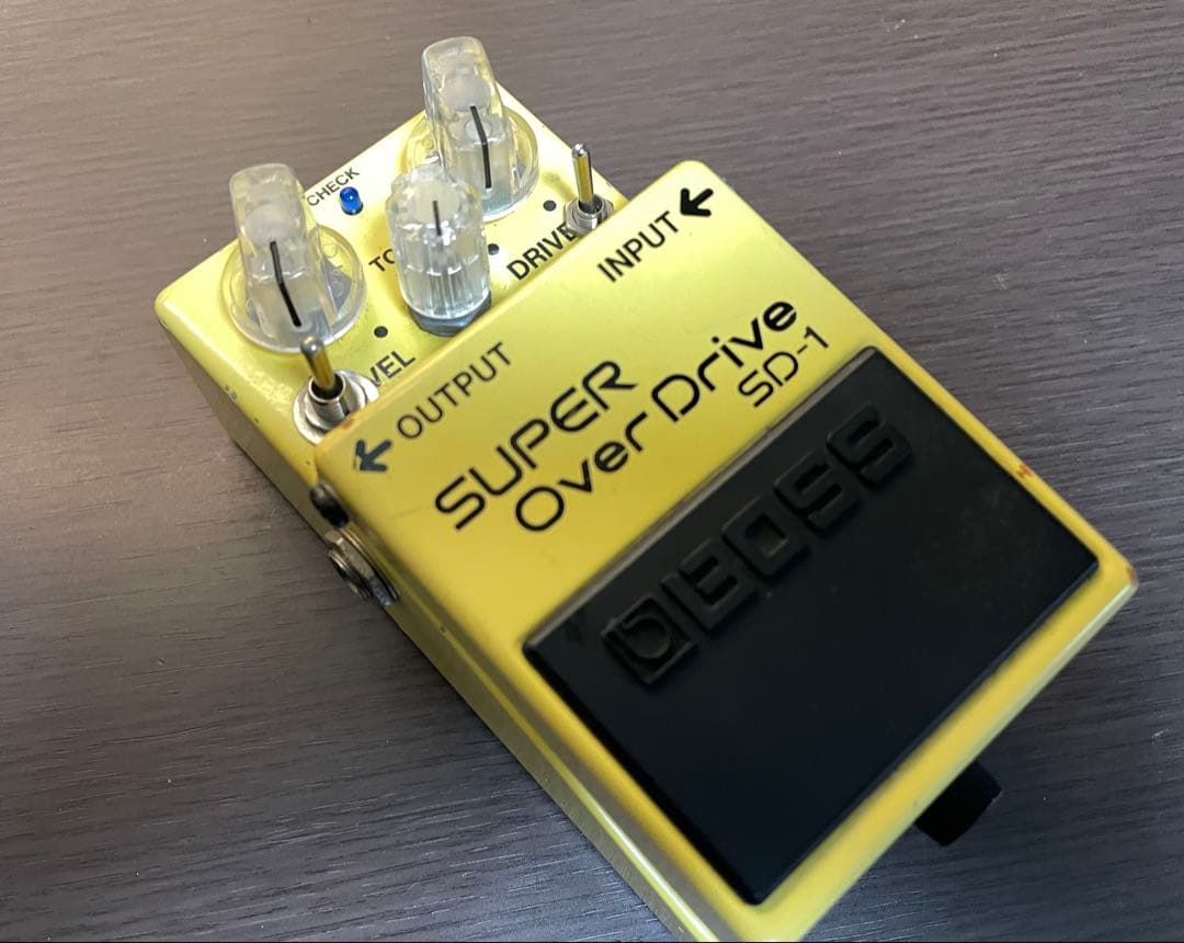 BOSS SD-1 SUPER OverDrive 歪み3モード　モディファイ