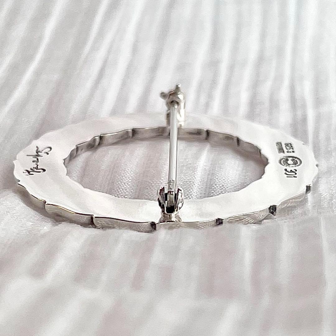 【美品】 ジョージジェンセン ブローチ 301 フラワー アンティーク 廃盤