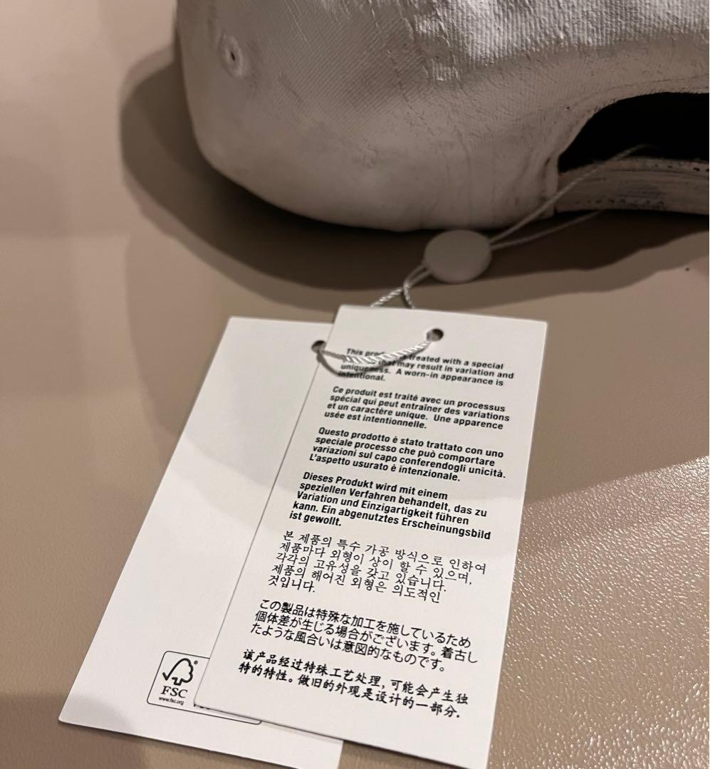 【新品未使用タグ付】Supreme × MM6 ホワイト キャップ