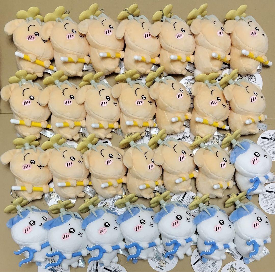 ちいかわ 討伐マスコット ぬいぐるみ うさぎ ハチワレ 28点セット