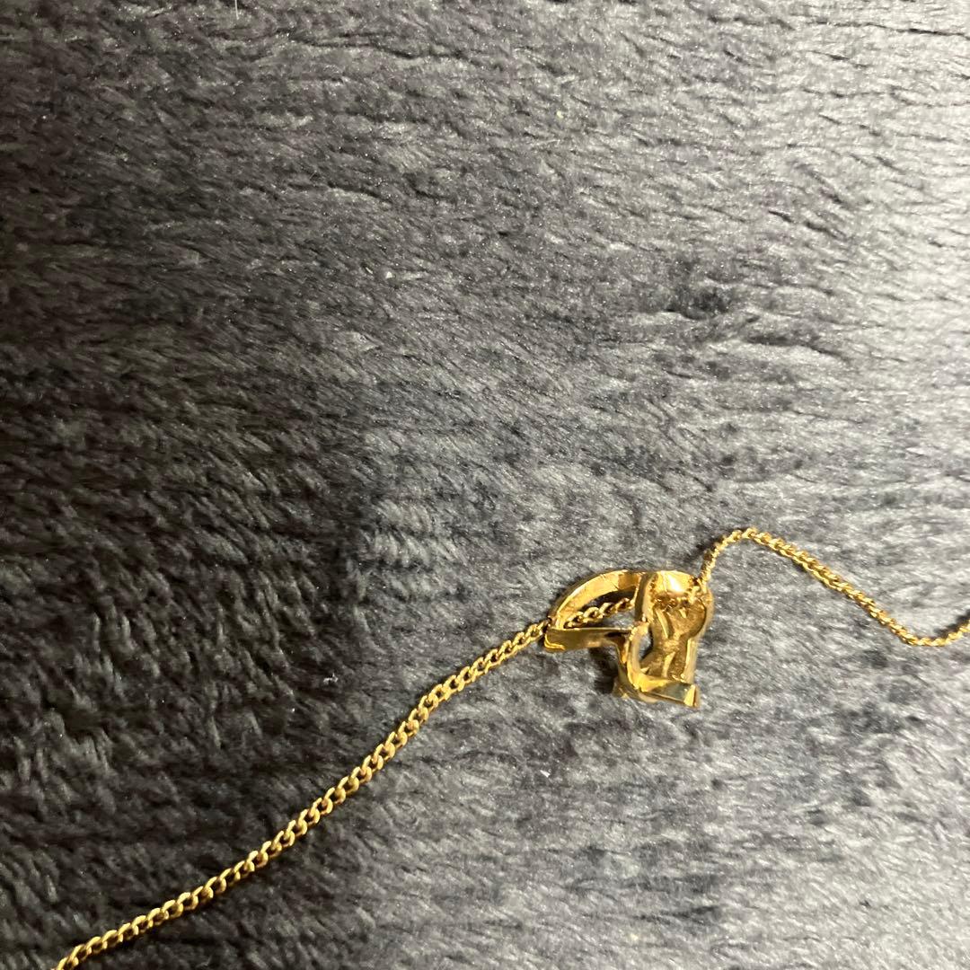 サンローラン　ネックレス　YSL カサンドラ　ロゴ　イブサンローラン