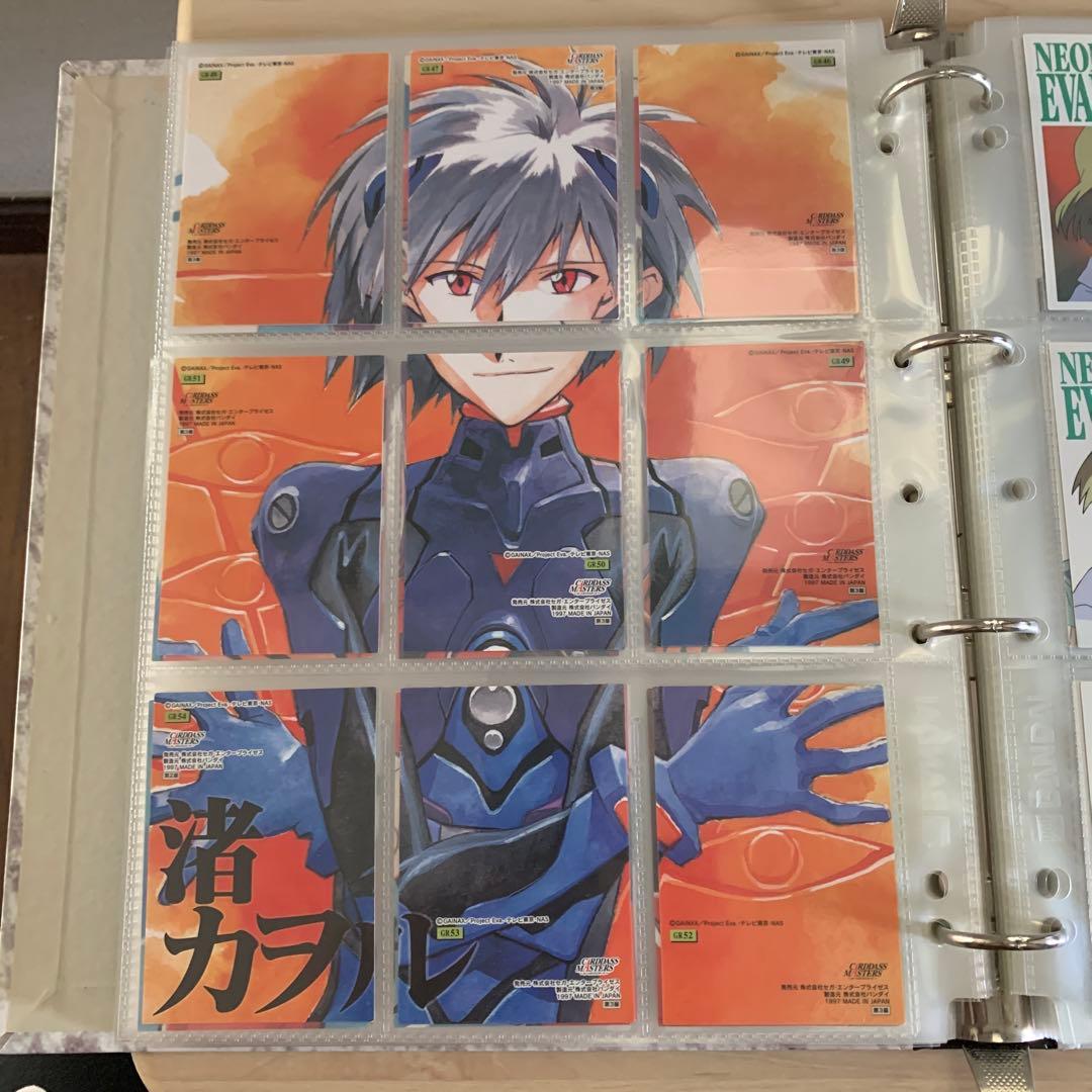 エヴァカードダスマスターズ&天田印刷トレカバインダー付セット
