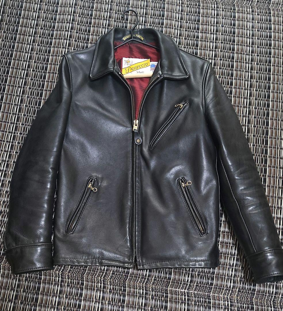 最終値下げ　Schott Beauty&Youth別注 レザージャケット 36