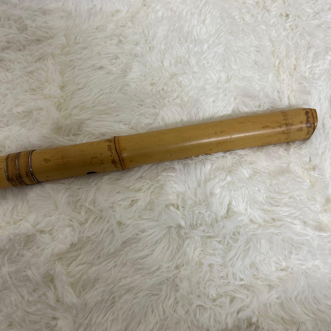 【希少品】尺八本体 58cm 倫童銘ニ印　1.9尺　竹製