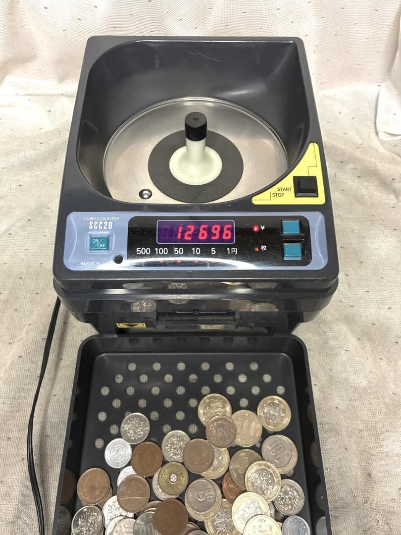■スガイ総業　カウンター　小型硬貨計数機　SCC20■動作確認済
