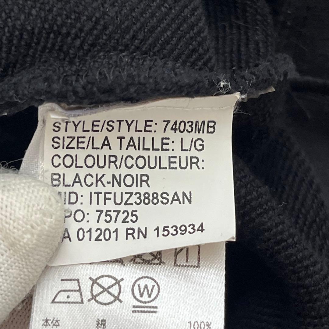 【現行/Lサイズ】カナダグース　フーディ　ブラックレーベル　黒　Huron