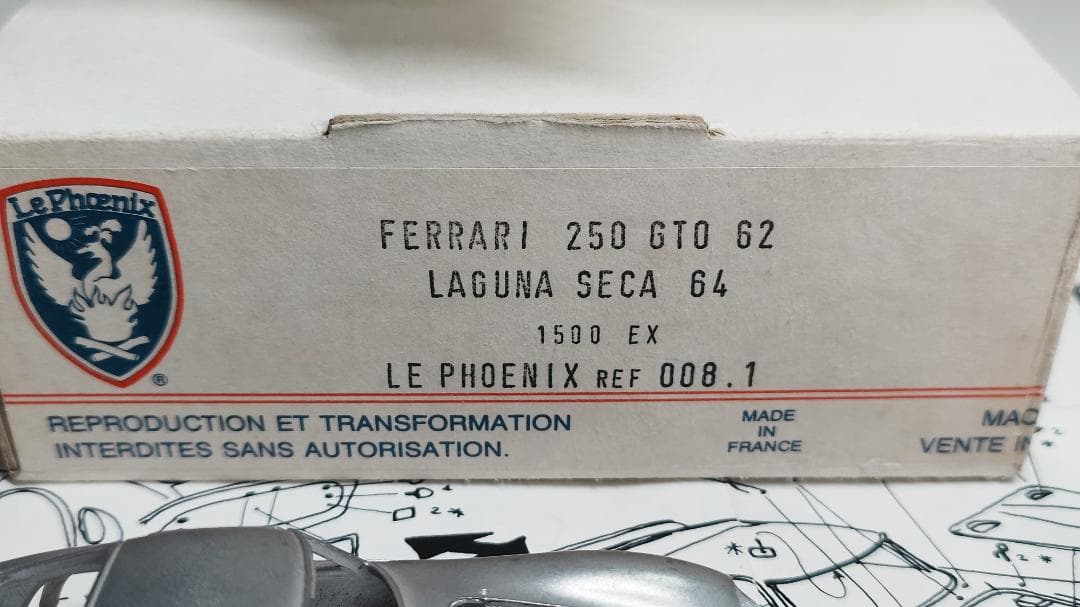 d*7様 Ferrari 250 GTO 62 プラモデル