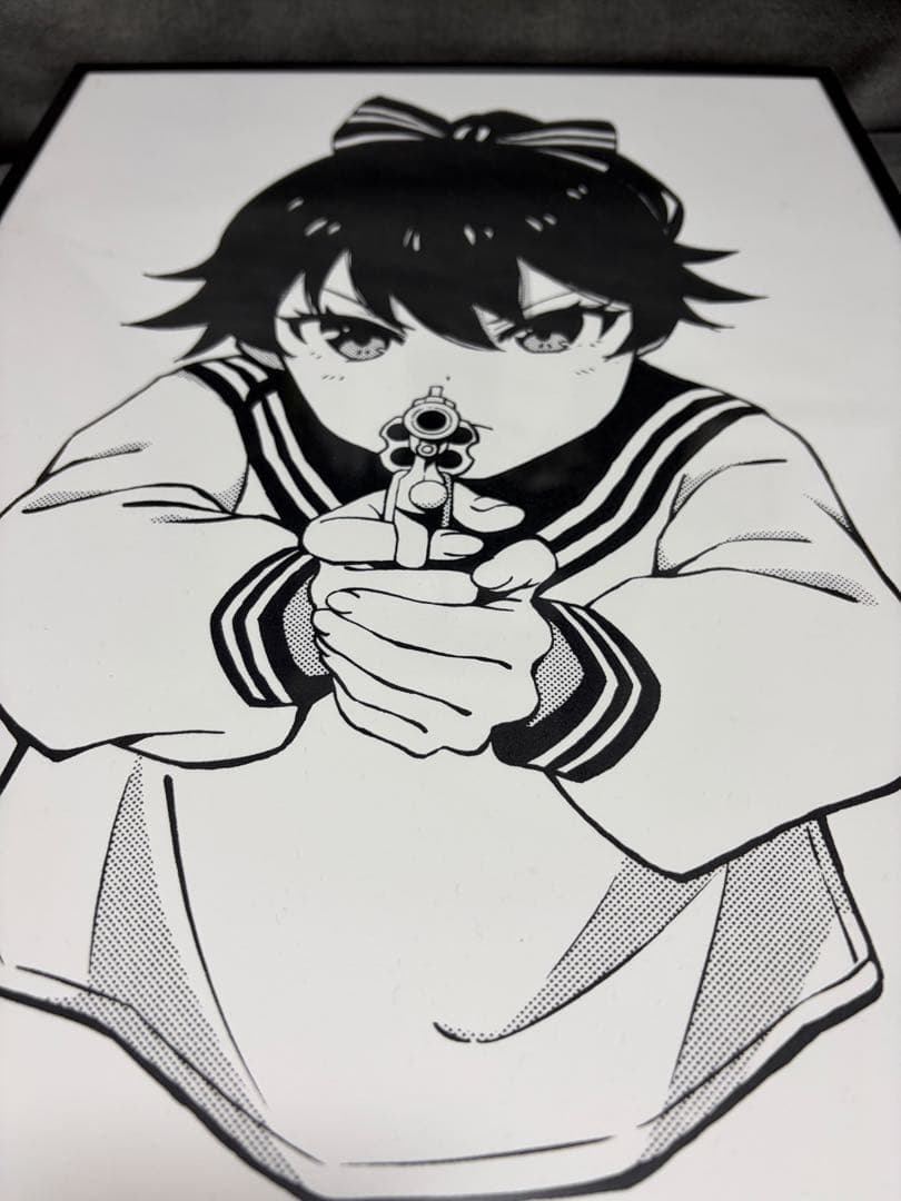 fuki committee 東京風紀委員会　シルクスクリーン　在波うゆ　版画