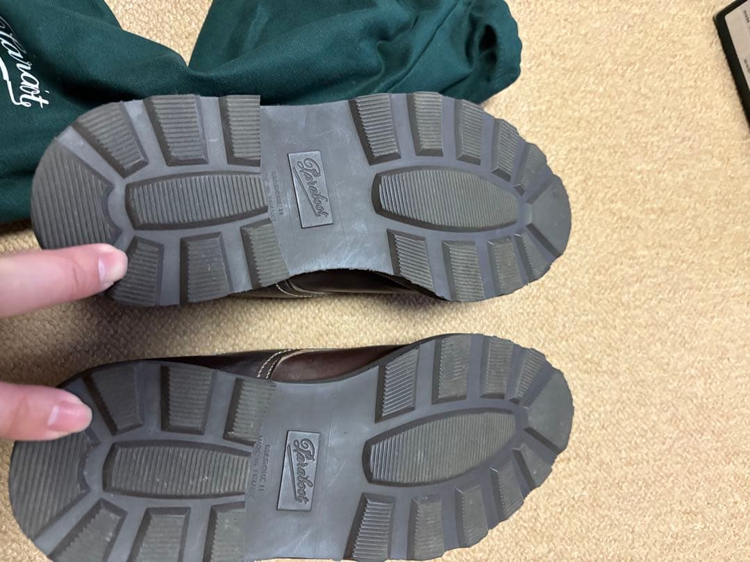 試着のみ　パラブーツ　ダークブラウン ウィリアム