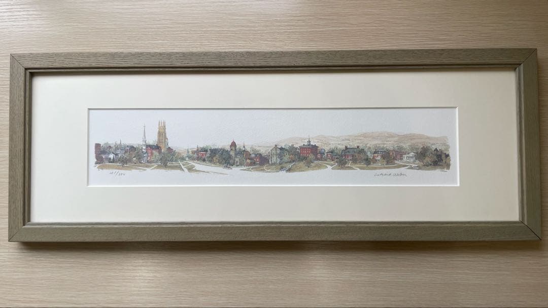 レオナルドウェーバー ウィリアムズタウン リトグラフEdition251/350