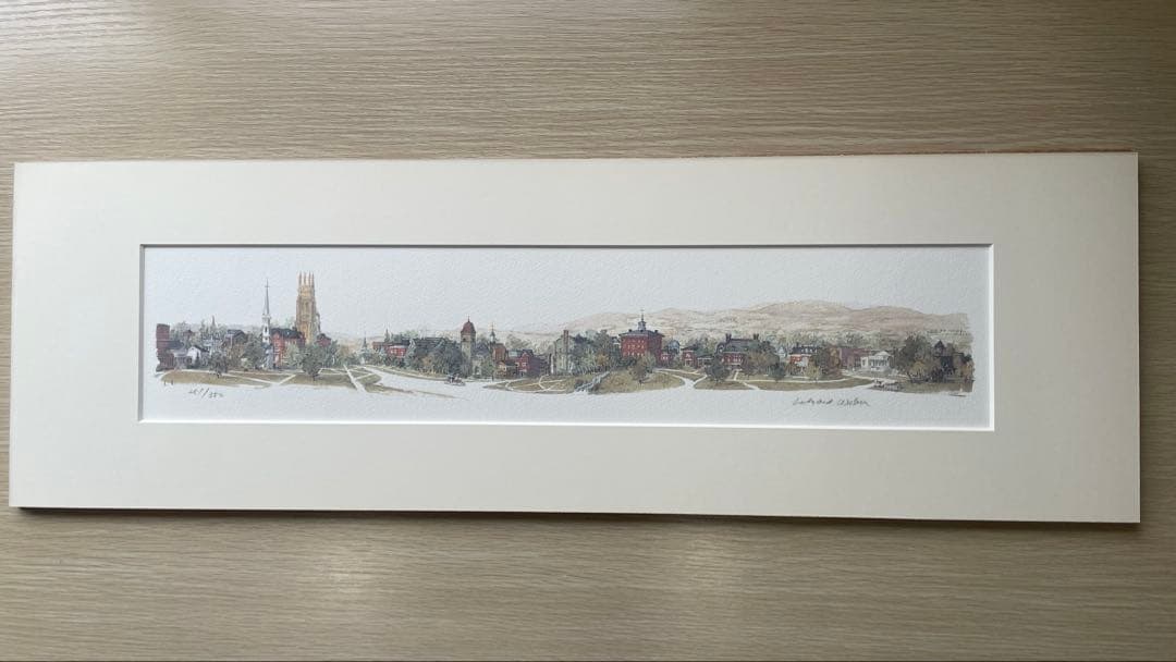 レオナルドウェーバー ウィリアムズタウン リトグラフEdition251/350