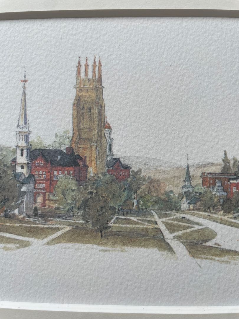 レオナルドウェーバー ウィリアムズタウン リトグラフEdition251/350