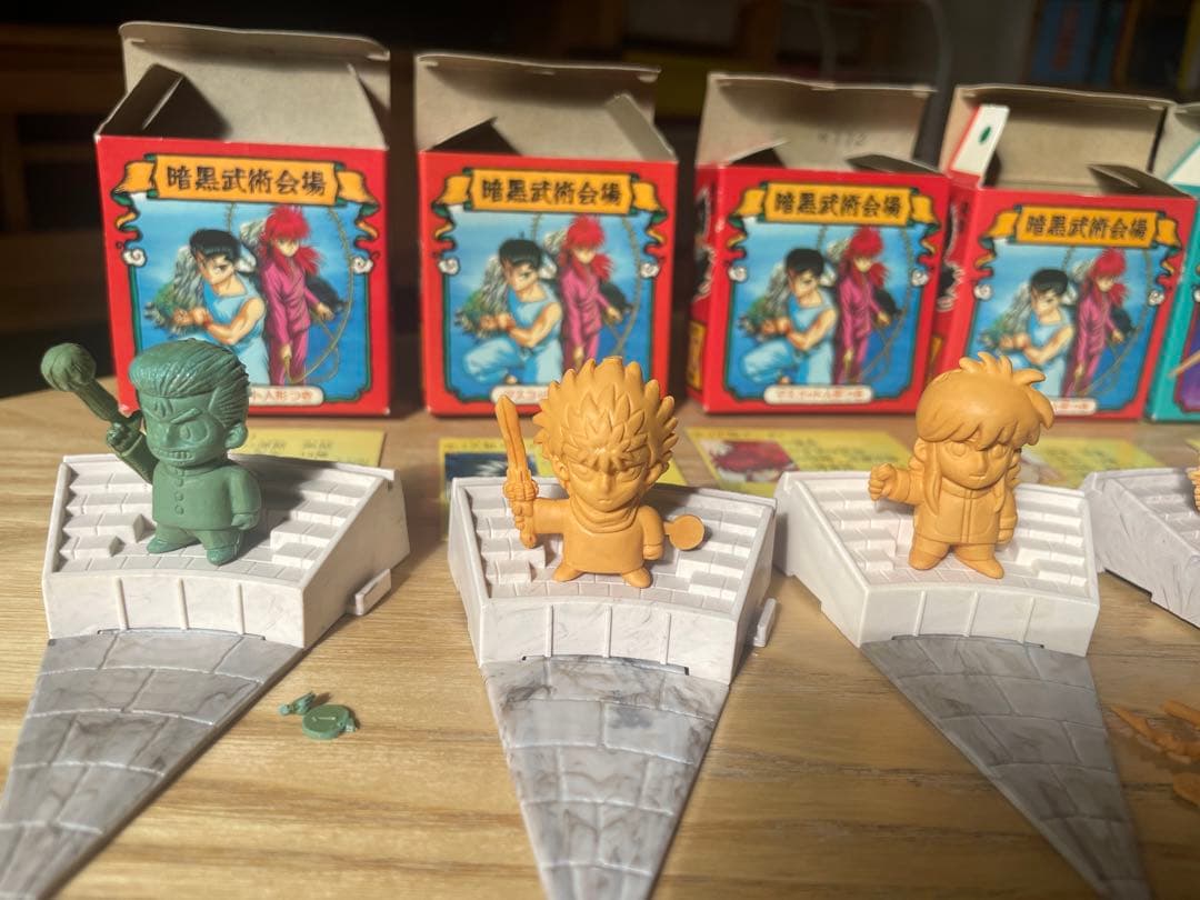 森永チョコスナック 幽遊白書 暗黒武術会場 消しゴムフィギュア