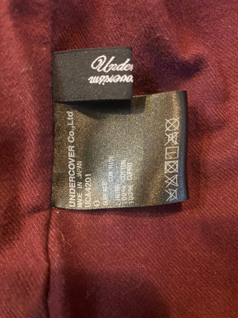 ダブルライダースジャケット アンダーカバー　ネイビー