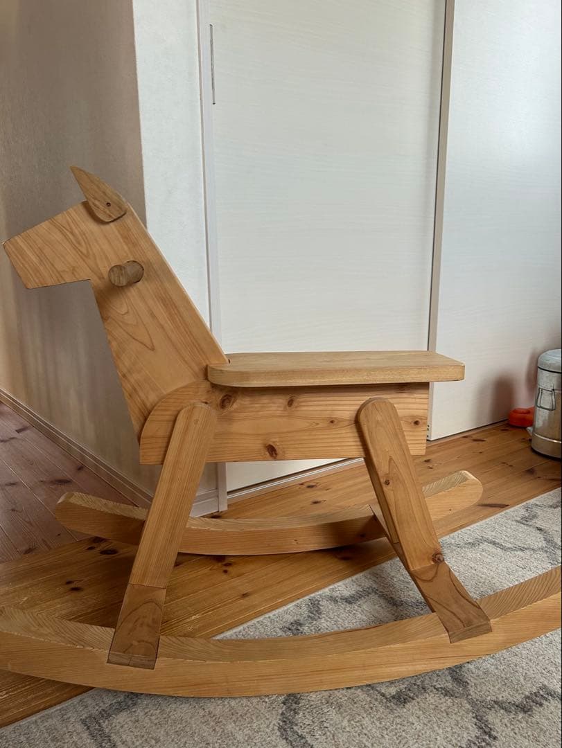 木製ロッキングホース 馬型【送料込み】