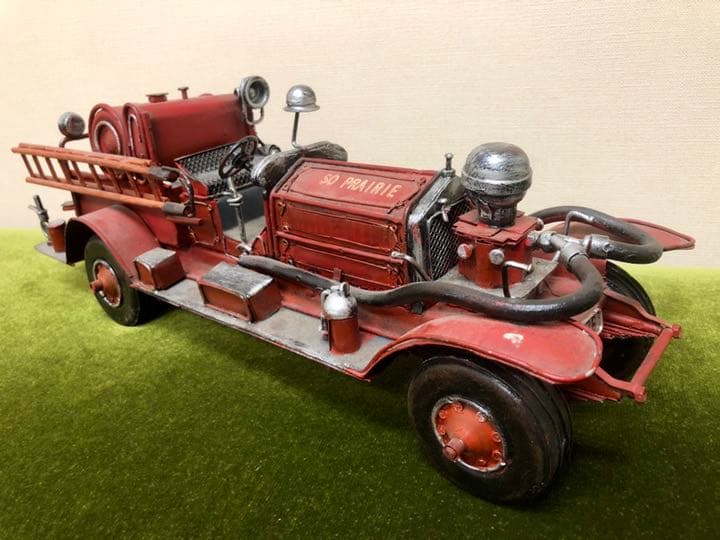 USA製 ブリキ 特大消防車