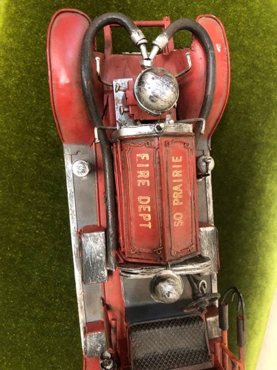 USA製 ブリキ 特大消防車