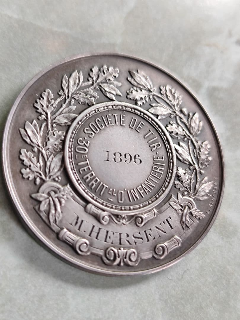 【超レア】1880's フランス マリアンヌ シルバー 銀メダル