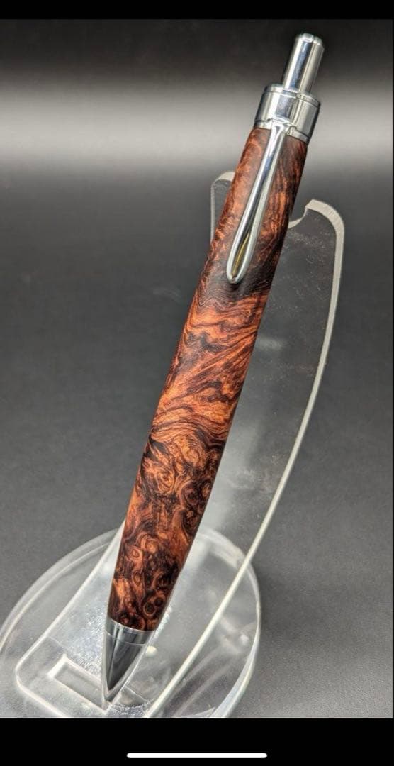 ホンジュラスローズウッド瘤杢　極上杢　工房楔監修　加藤金属金具