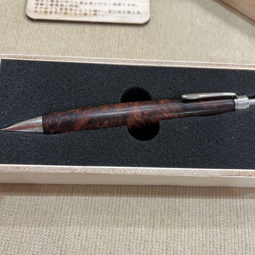 ホンジュラスローズウッド瘤杢　極上杢　工房楔監修　加藤金属金具