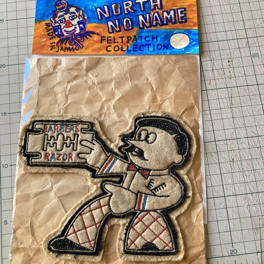 ノースノーネーム north no name フェルトパッチ　BARBERS
