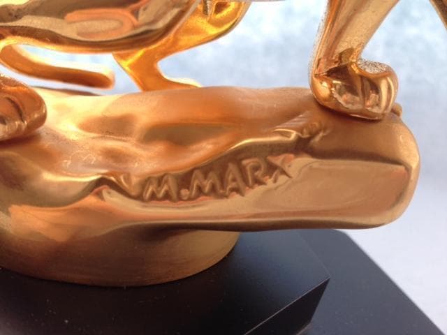 プジョー カーマスコット ベルフォールのライオン 22金 希少