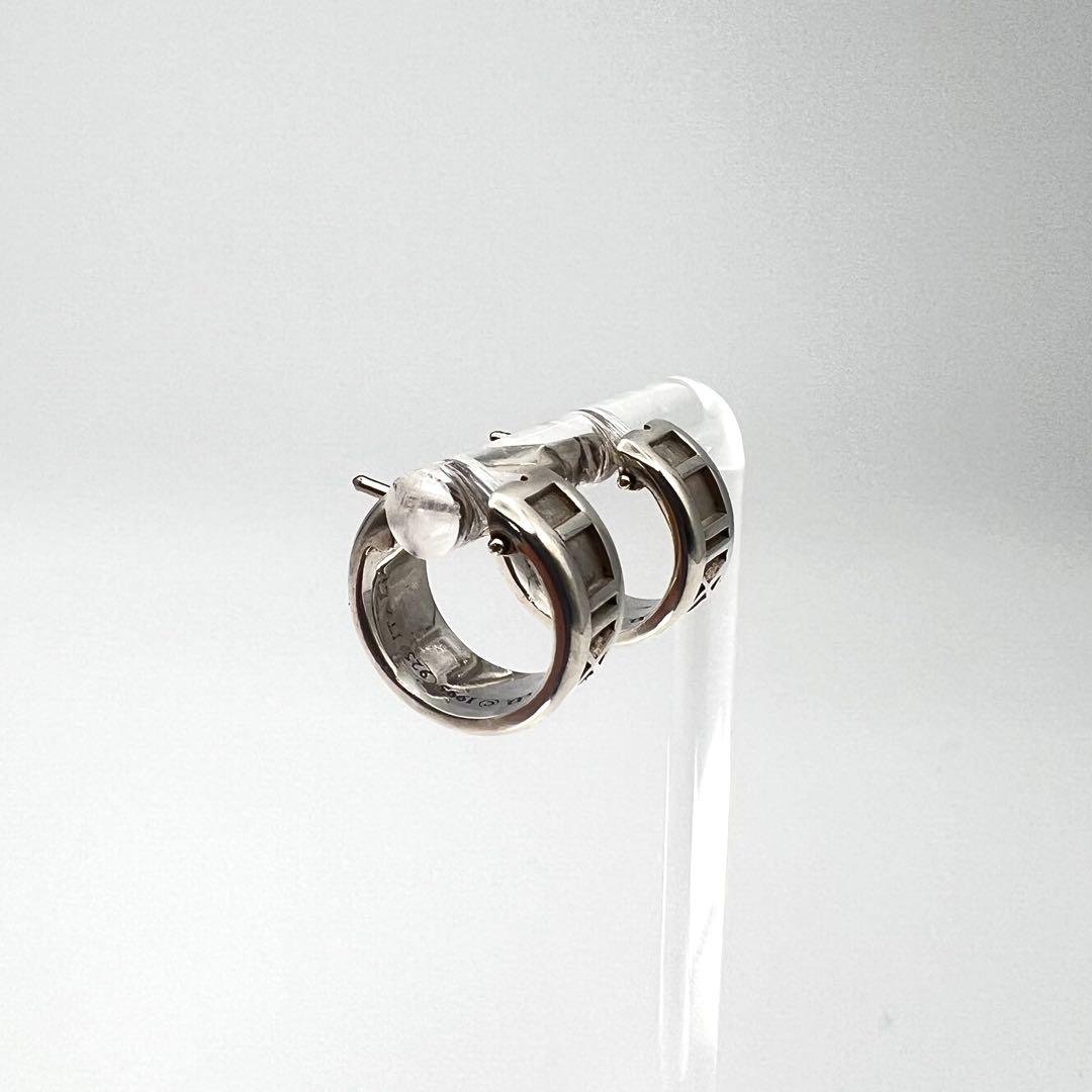 【美品】TIFFANY & Co. ティファニー アトラス フープ ピアス両耳用