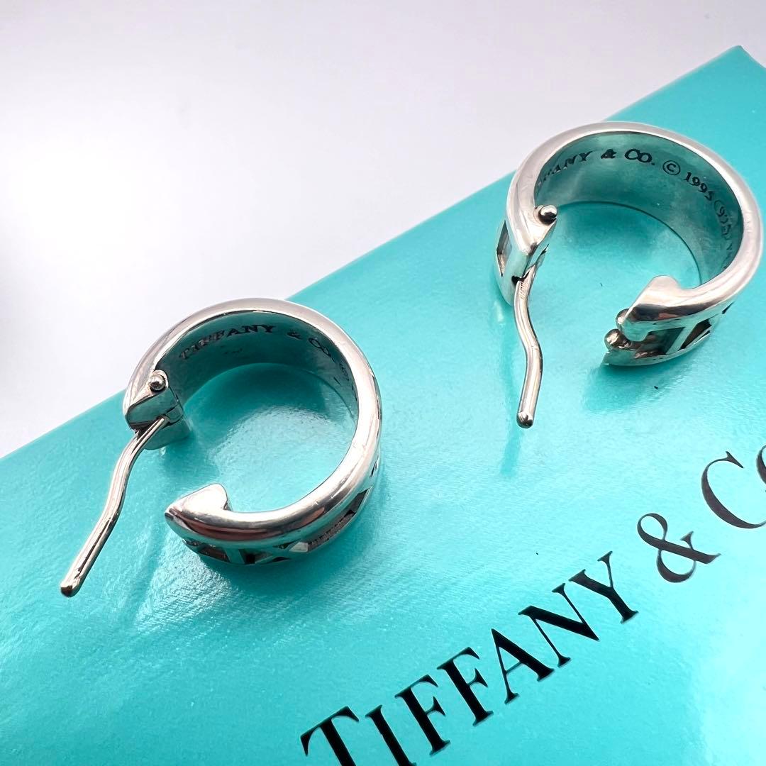 【美品】TIFFANY & Co. ティファニー アトラス フープ ピアス両耳用